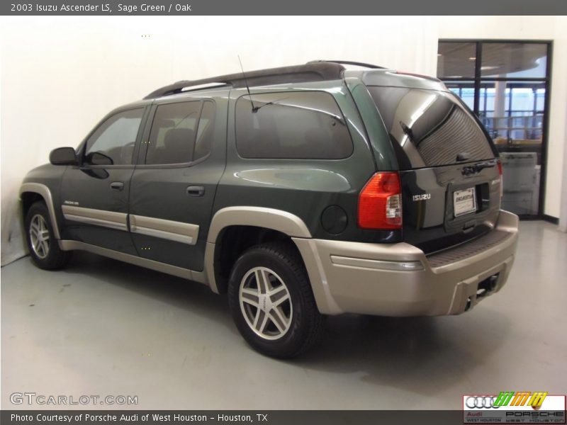Sage Green / Oak 2003 Isuzu Ascender LS