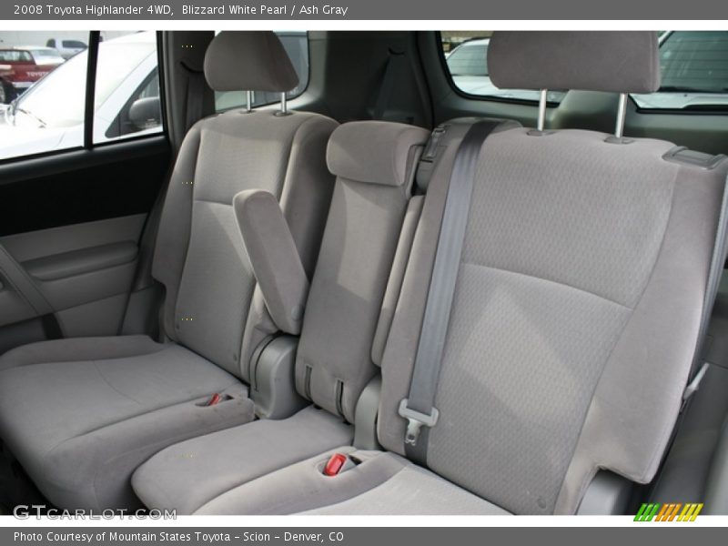 Blizzard White Pearl / Ash Gray 2008 Toyota Highlander 4WD