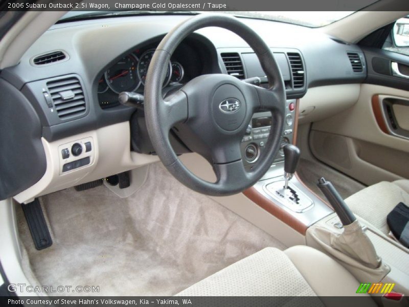 Champagne Gold Opalescent / Taupe 2006 Subaru Outback 2.5i Wagon
