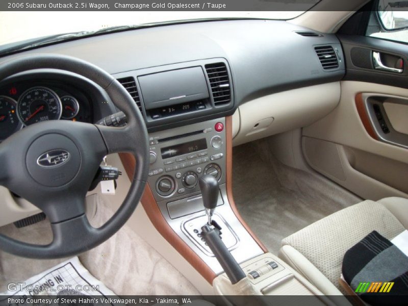 Champagne Gold Opalescent / Taupe 2006 Subaru Outback 2.5i Wagon