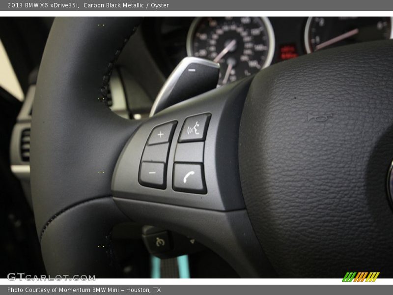 Carbon Black Metallic / Oyster 2013 BMW X6 xDrive35i
