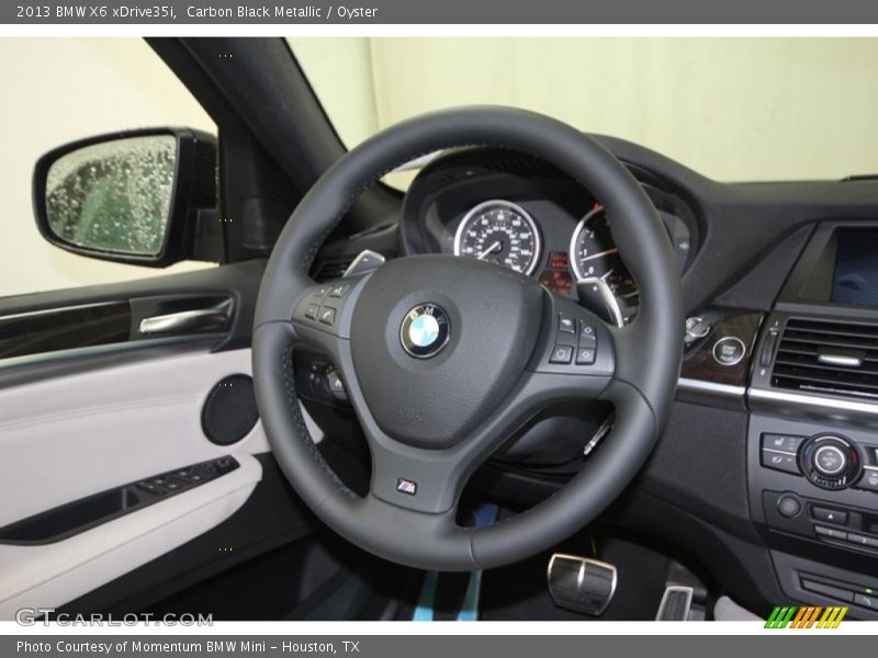 Carbon Black Metallic / Oyster 2013 BMW X6 xDrive35i
