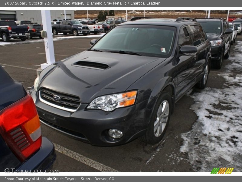 Diamond Gray Metallic / Charcoal Leather 2007 Subaru Outback 2.5 XT Limited Wagon