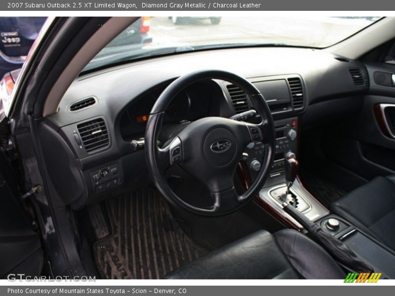 Diamond Gray Metallic / Charcoal Leather 2007 Subaru Outback 2.5 XT Limited Wagon
