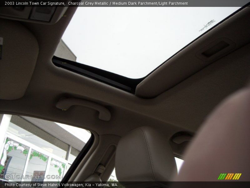 Charcoal Grey Metallic / Medium Dark Parchment/Light Parchment 2003 Lincoln Town Car Signature