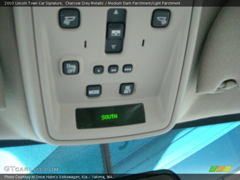Charcoal Grey Metallic / Medium Dark Parchment/Light Parchment 2003 Lincoln Town Car Signature