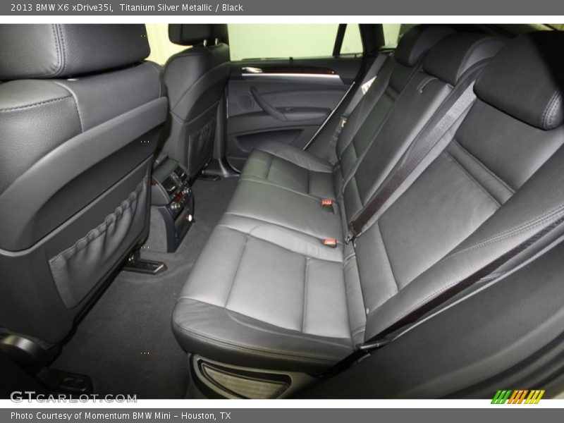 Titanium Silver Metallic / Black 2013 BMW X6 xDrive35i