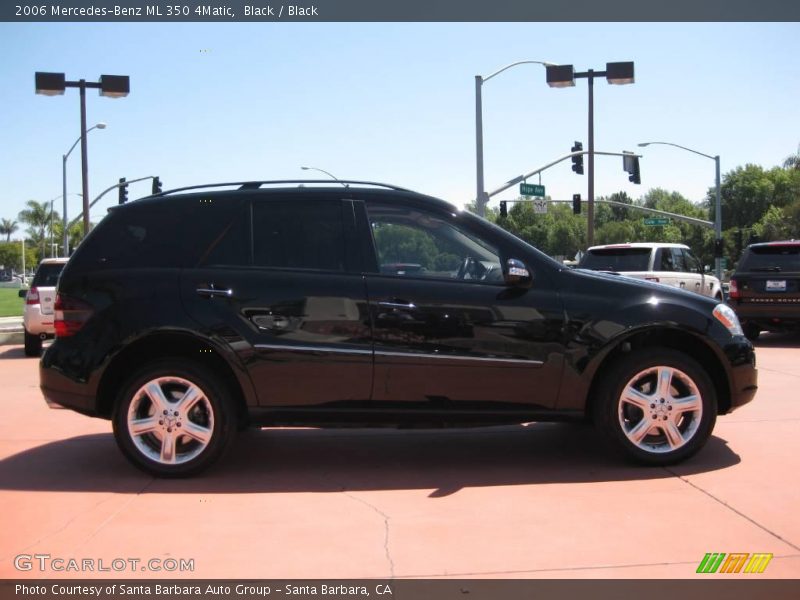 Black / Black 2006 Mercedes-Benz ML 350 4Matic