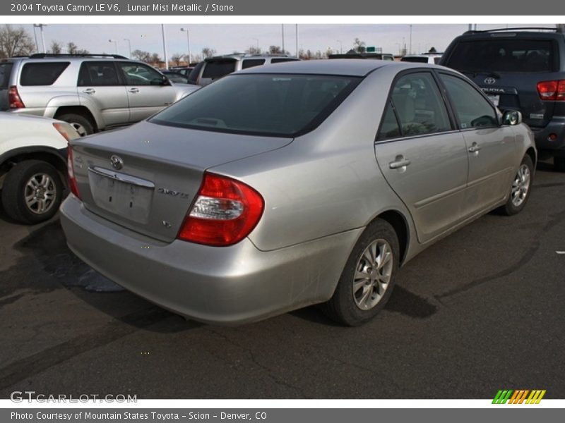 Lunar Mist Metallic / Stone 2004 Toyota Camry LE V6