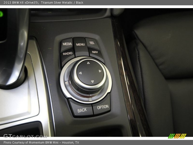 Titanium Silver Metallic / Black 2013 BMW X6 xDrive35i
