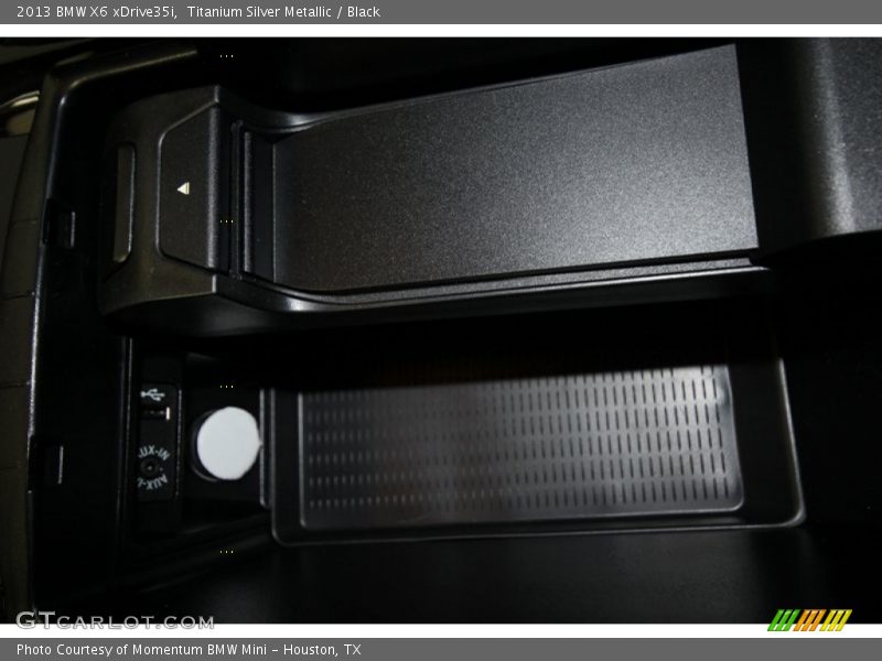 Titanium Silver Metallic / Black 2013 BMW X6 xDrive35i