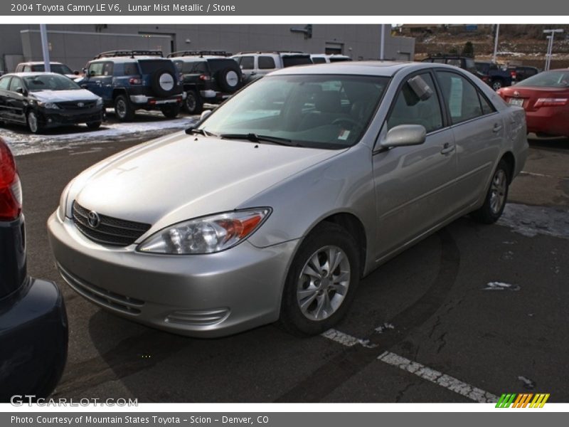 Lunar Mist Metallic / Stone 2004 Toyota Camry LE V6