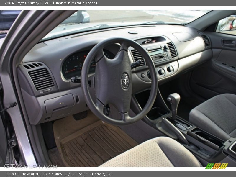 Lunar Mist Metallic / Stone 2004 Toyota Camry LE V6