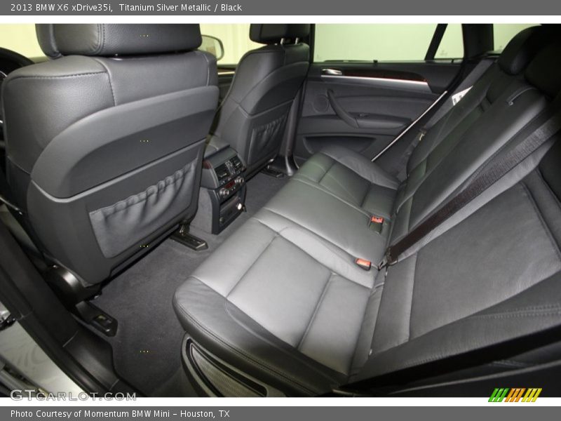 Titanium Silver Metallic / Black 2013 BMW X6 xDrive35i