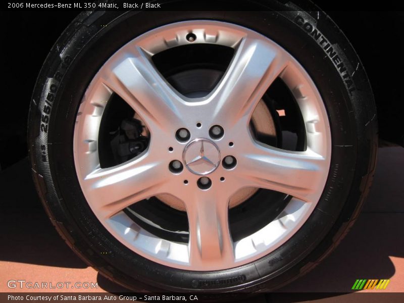 Black / Black 2006 Mercedes-Benz ML 350 4Matic