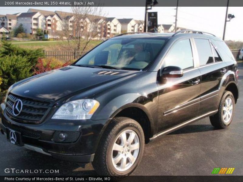 Black / Ash 2006 Mercedes-Benz ML 350 4Matic