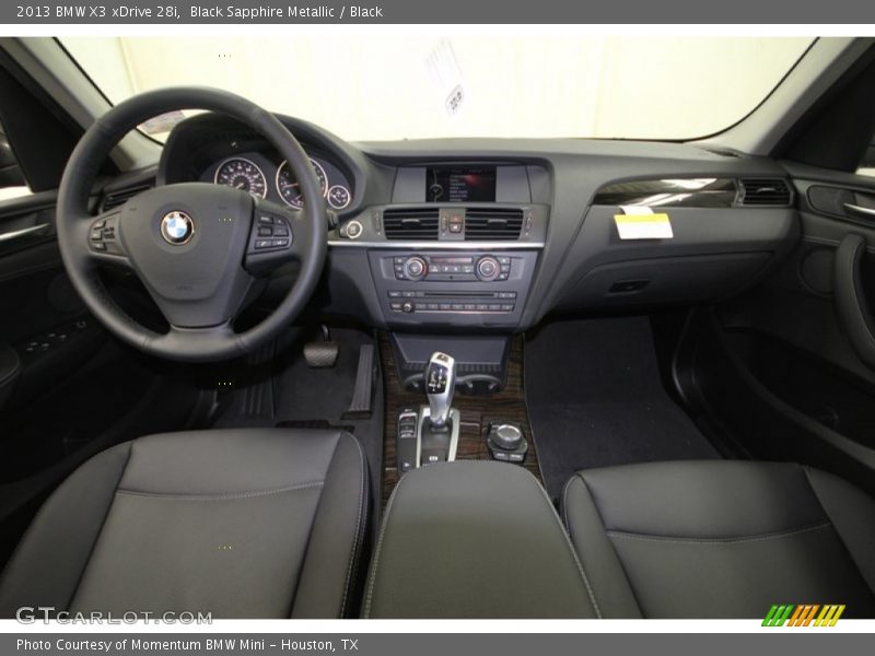 Black Sapphire Metallic / Black 2013 BMW X3 xDrive 28i