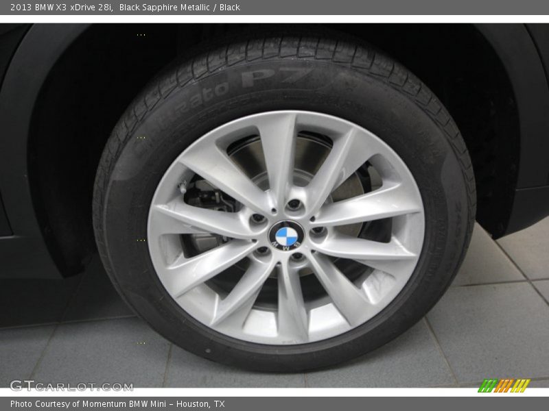 Black Sapphire Metallic / Black 2013 BMW X3 xDrive 28i