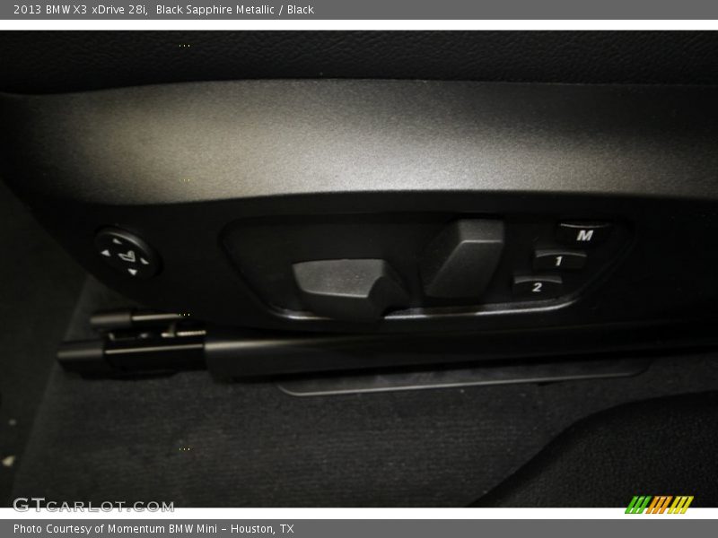 Black Sapphire Metallic / Black 2013 BMW X3 xDrive 28i