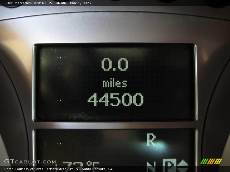 Black / Black 2006 Mercedes-Benz ML 350 4Matic