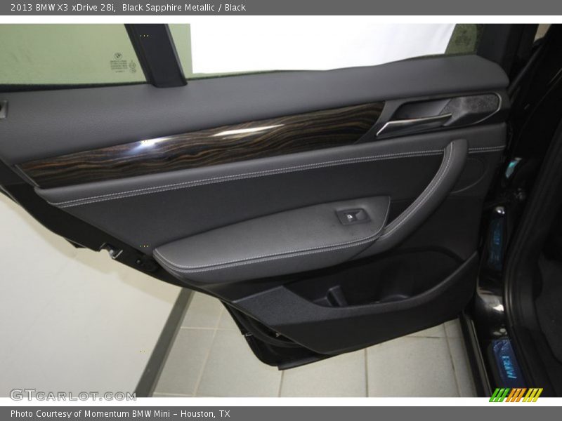 Black Sapphire Metallic / Black 2013 BMW X3 xDrive 28i