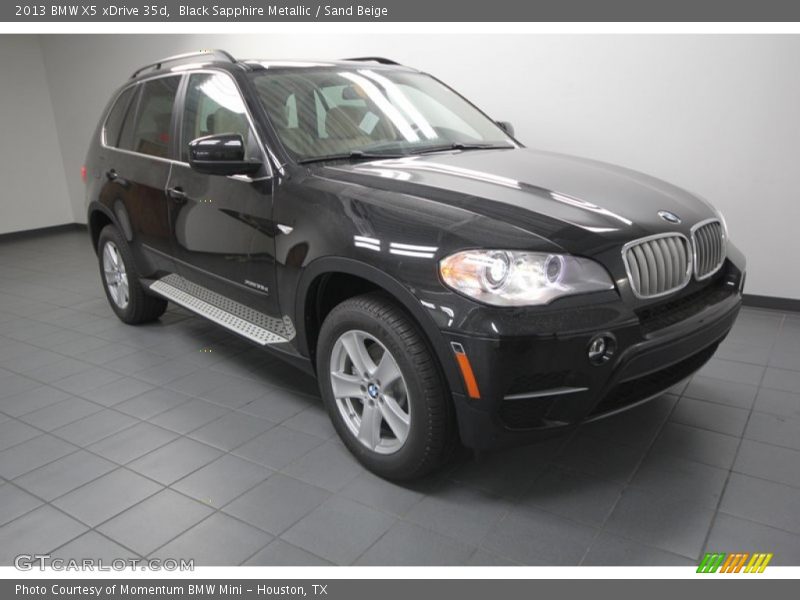 Black Sapphire Metallic / Sand Beige 2013 BMW X5 xDrive 35d