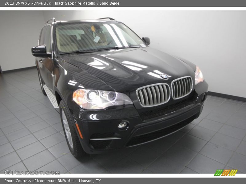 Black Sapphire Metallic / Sand Beige 2013 BMW X5 xDrive 35d