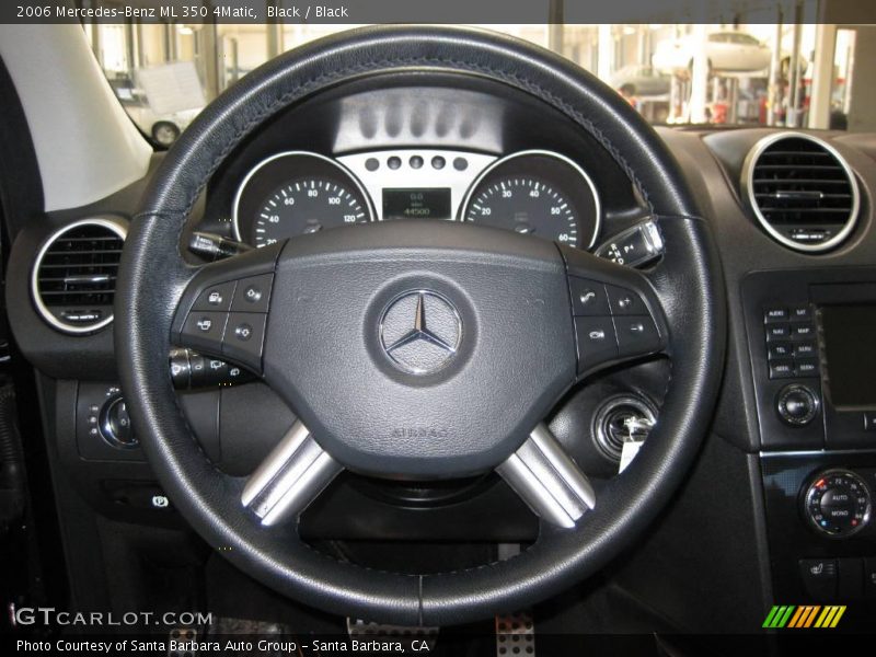Black / Black 2006 Mercedes-Benz ML 350 4Matic