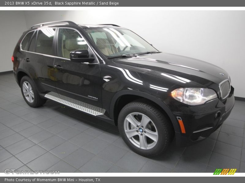 Black Sapphire Metallic / Sand Beige 2013 BMW X5 xDrive 35d