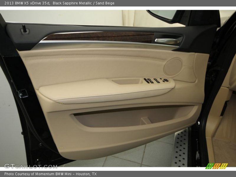 Black Sapphire Metallic / Sand Beige 2013 BMW X5 xDrive 35d