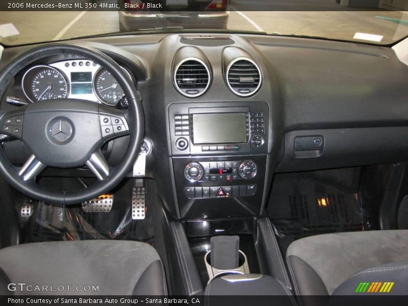 Black / Black 2006 Mercedes-Benz ML 350 4Matic