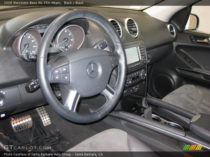 Black / Black 2006 Mercedes-Benz ML 350 4Matic