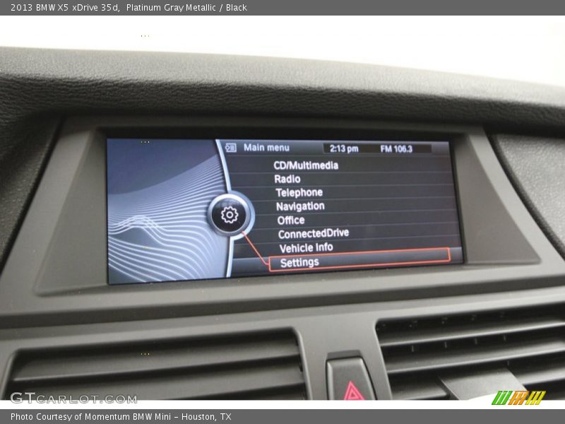 Controls of 2013 X5 xDrive 35d