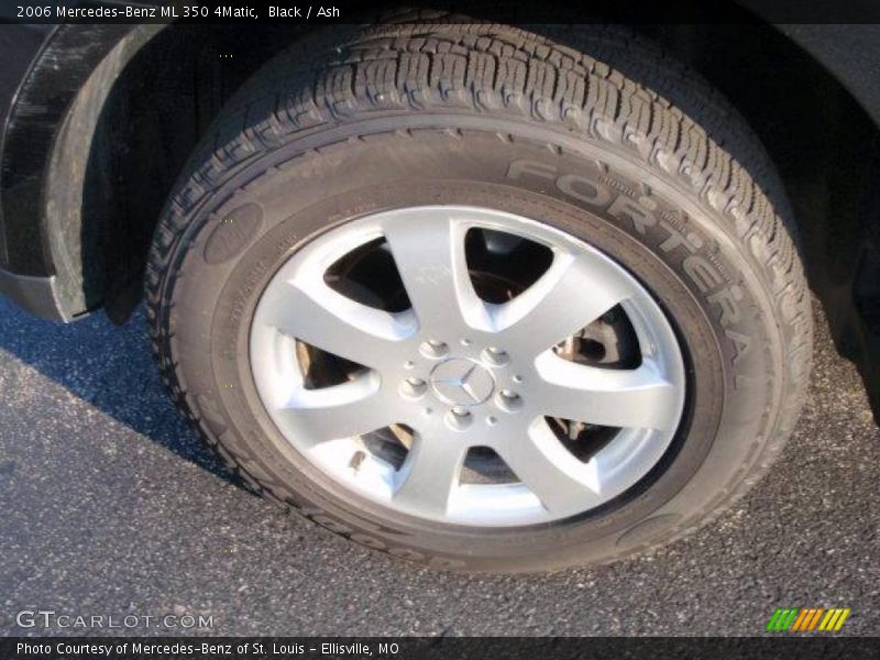 Black / Ash 2006 Mercedes-Benz ML 350 4Matic