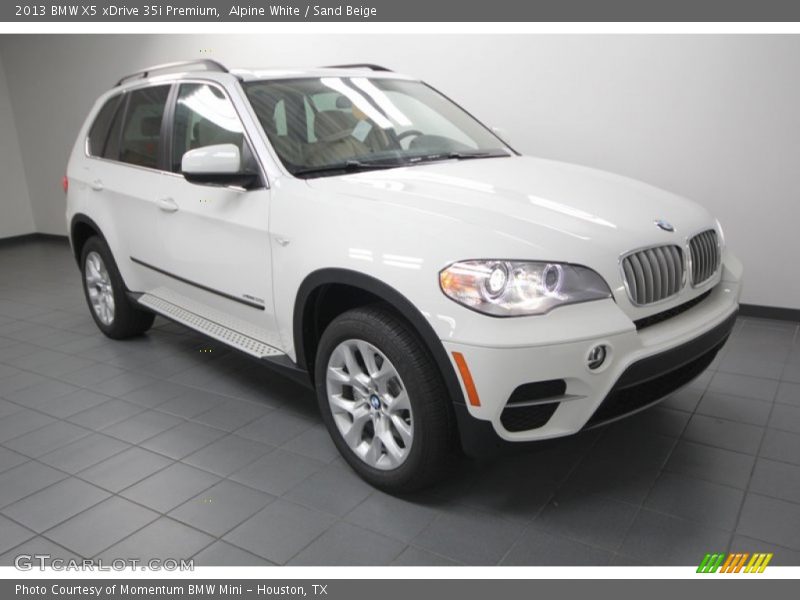 Alpine White / Sand Beige 2013 BMW X5 xDrive 35i Premium