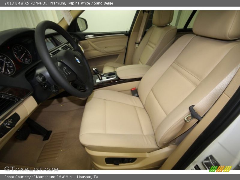 Alpine White / Sand Beige 2013 BMW X5 xDrive 35i Premium