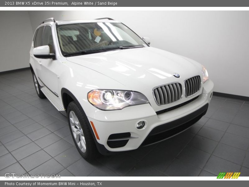 Alpine White / Sand Beige 2013 BMW X5 xDrive 35i Premium
