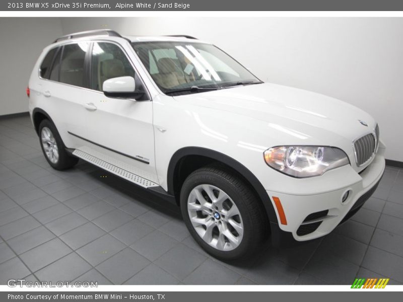 Alpine White / Sand Beige 2013 BMW X5 xDrive 35i Premium