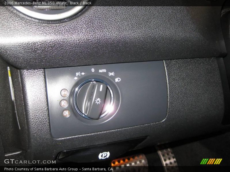 Black / Black 2006 Mercedes-Benz ML 350 4Matic