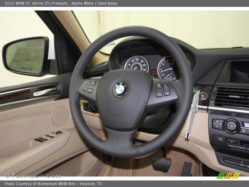 Alpine White / Sand Beige 2013 BMW X5 xDrive 35i Premium