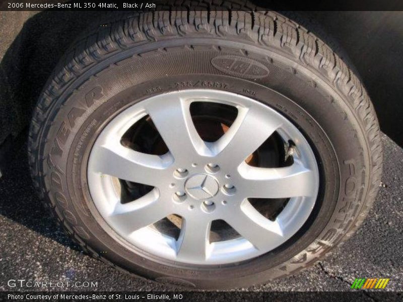 Black / Ash 2006 Mercedes-Benz ML 350 4Matic