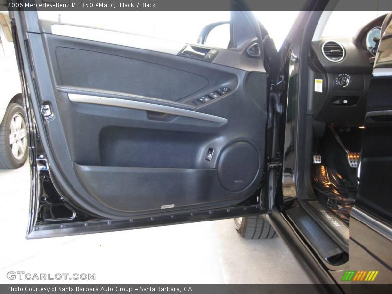 Black / Black 2006 Mercedes-Benz ML 350 4Matic