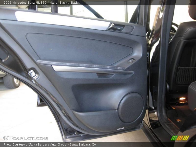 Black / Black 2006 Mercedes-Benz ML 350 4Matic