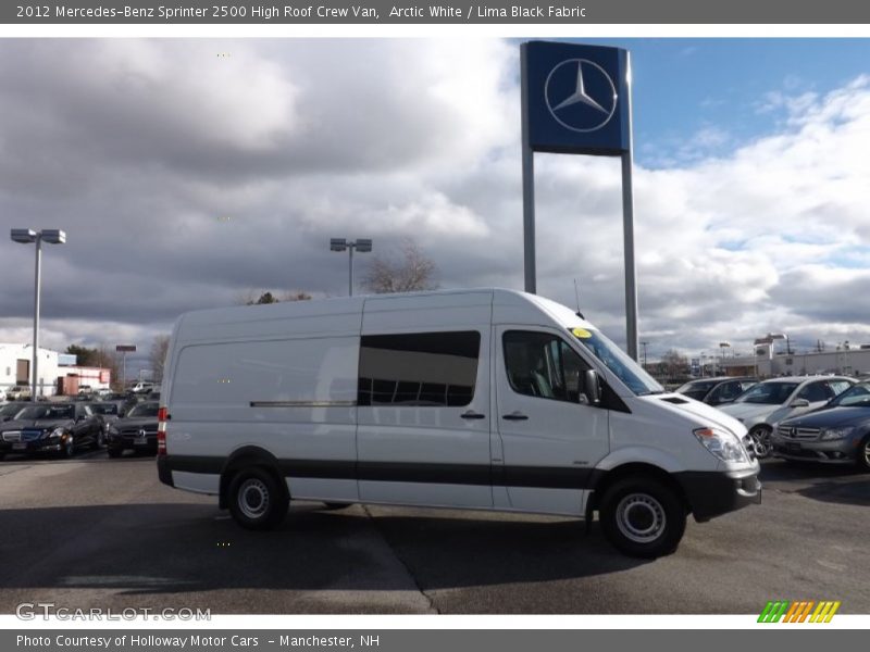Arctic White / Lima Black Fabric 2012 Mercedes-Benz Sprinter 2500 High Roof Crew Van