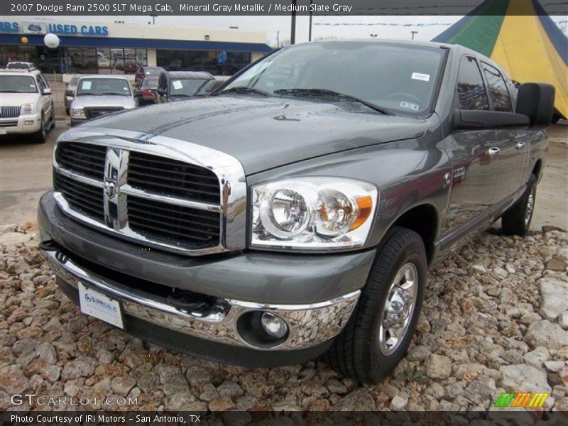 Mineral Gray Metallic / Medium Slate Gray 2007 Dodge Ram 2500 SLT Mega Cab