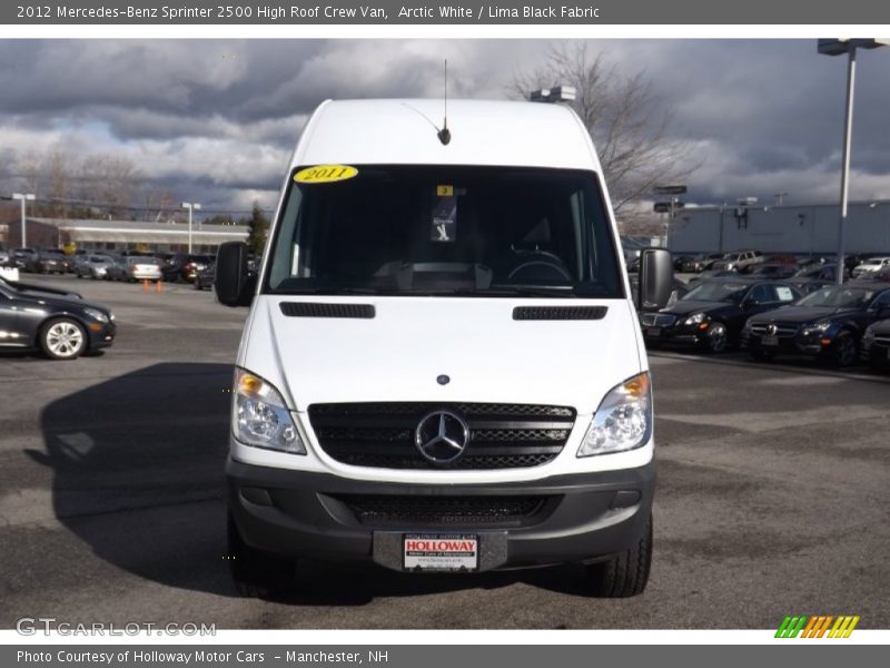 Arctic White / Lima Black Fabric 2012 Mercedes-Benz Sprinter 2500 High Roof Crew Van