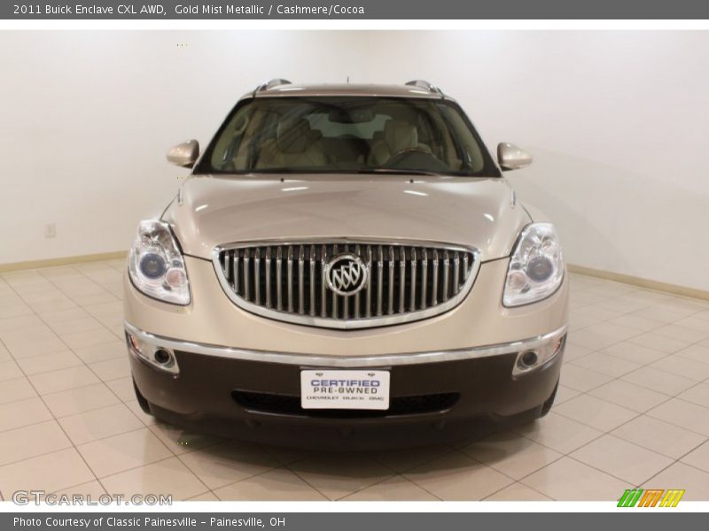 Gold Mist Metallic / Cashmere/Cocoa 2011 Buick Enclave CXL AWD