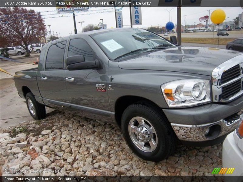 Mineral Gray Metallic / Medium Slate Gray 2007 Dodge Ram 2500 SLT Mega Cab