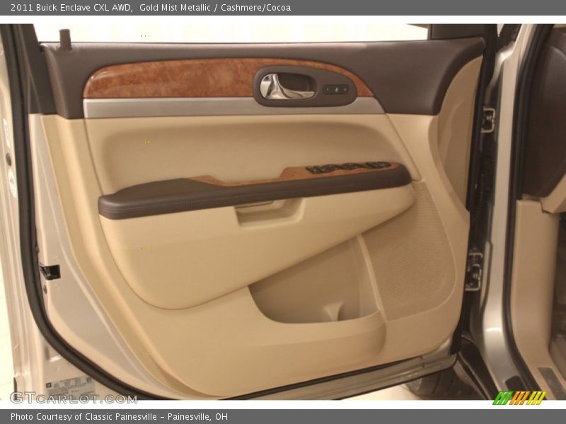 Gold Mist Metallic / Cashmere/Cocoa 2011 Buick Enclave CXL AWD