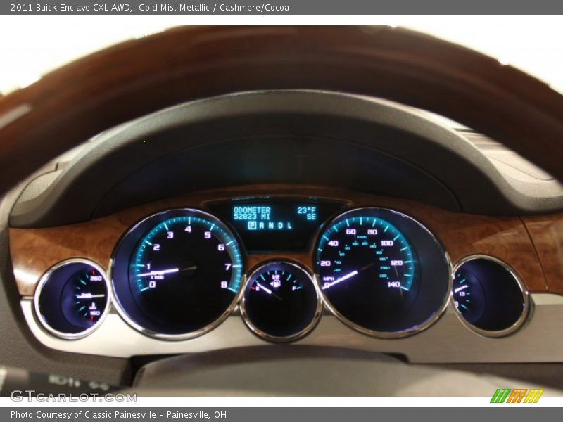 Gold Mist Metallic / Cashmere/Cocoa 2011 Buick Enclave CXL AWD